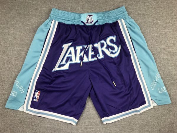Los Angeles Lakers City Edition Purple shorts - Mens Shorts Store
