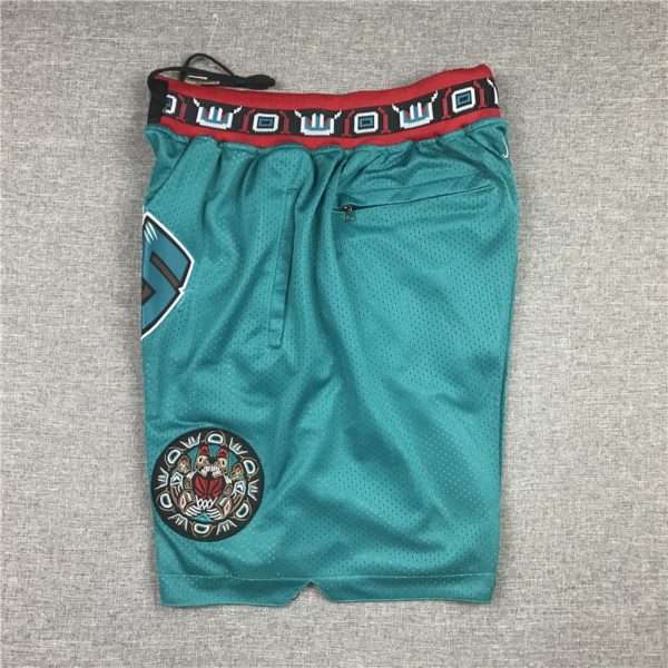 Vancouver Grizzlies 199596 Just Don 90s Shorts Teal Mens Shorts Store