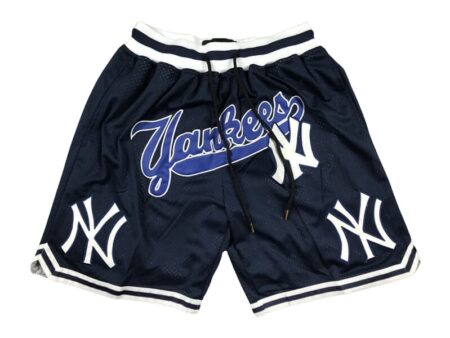 New York Yankees Vintage Navy Shorts