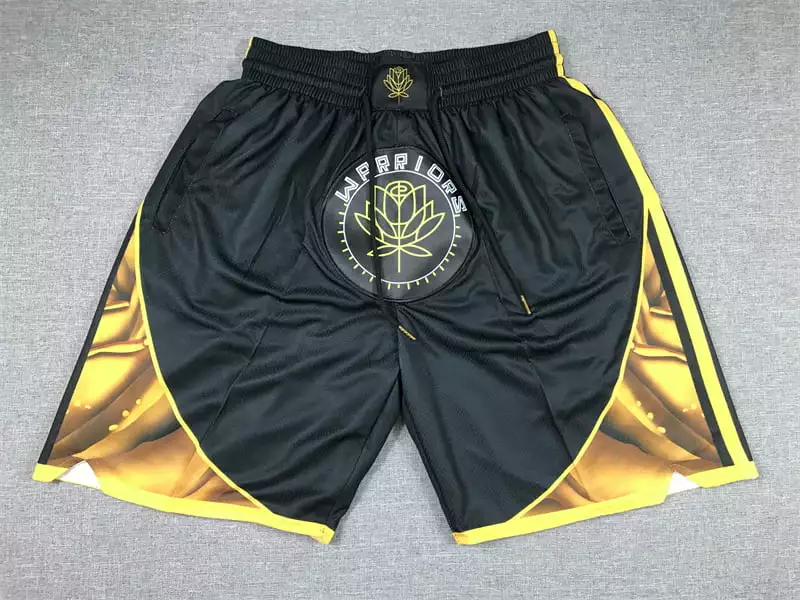 Golden State Warriors 2022-23 Black City Edition Shorts