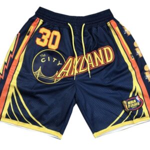 Golden State Warriors 30 Curry Navy Final Shorts