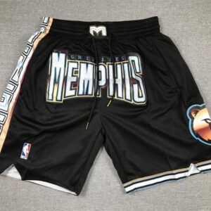 Memphis Grizzlies Black 2022-23 City Edition Shorts