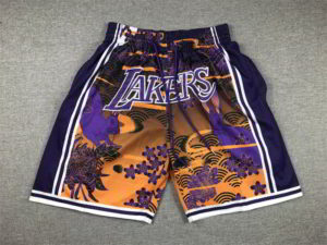 Los Angeles Lakers Shorts Year of the Rabbit Edition