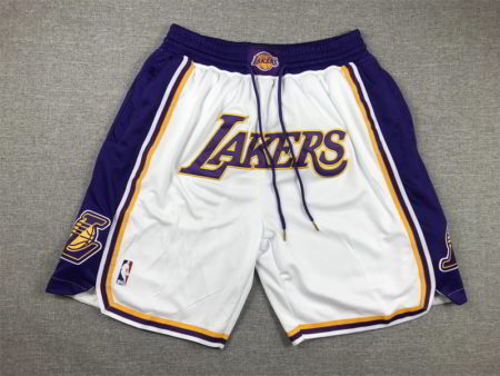 Los Angeles Lakers White Shorts - Association Edition