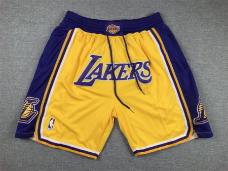 Los Angeles Lakers Yellow Shorts - Icon Edition