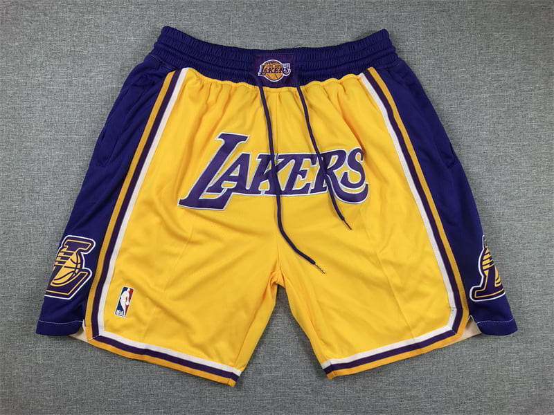 Los Angeles Lakers Yellow Shorts - Icon Edition