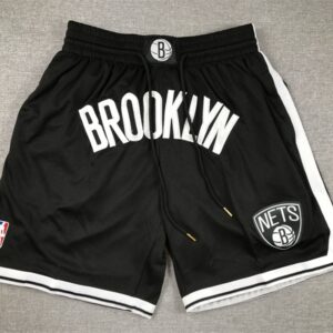 Brooklyn Nets Icon Swingman Shorts - Black