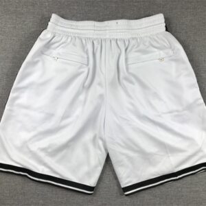 Brooklyn Nets Icon Swingman Shorts - White - back