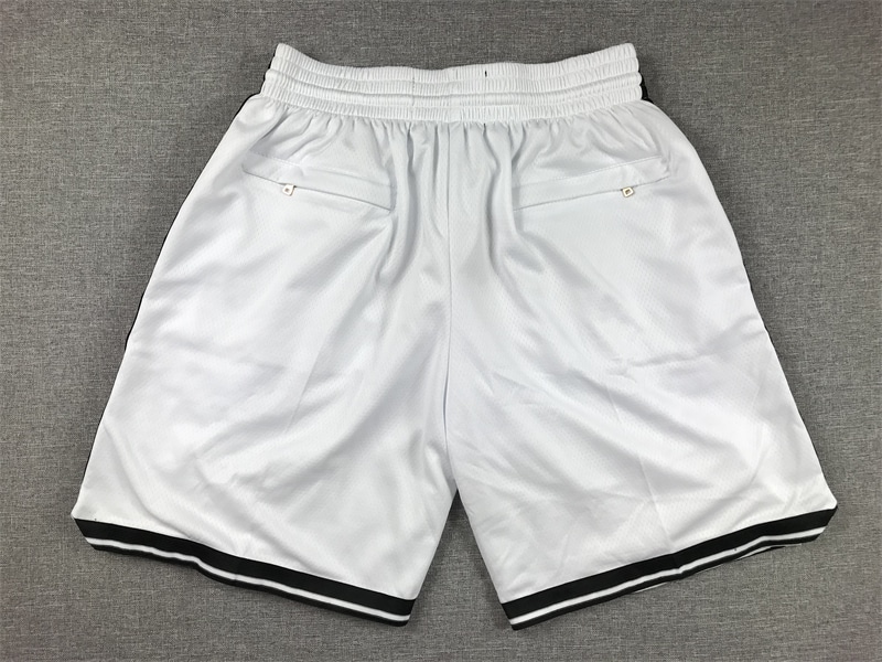 Brooklyn Nets Icon Swingman Shorts - White - back