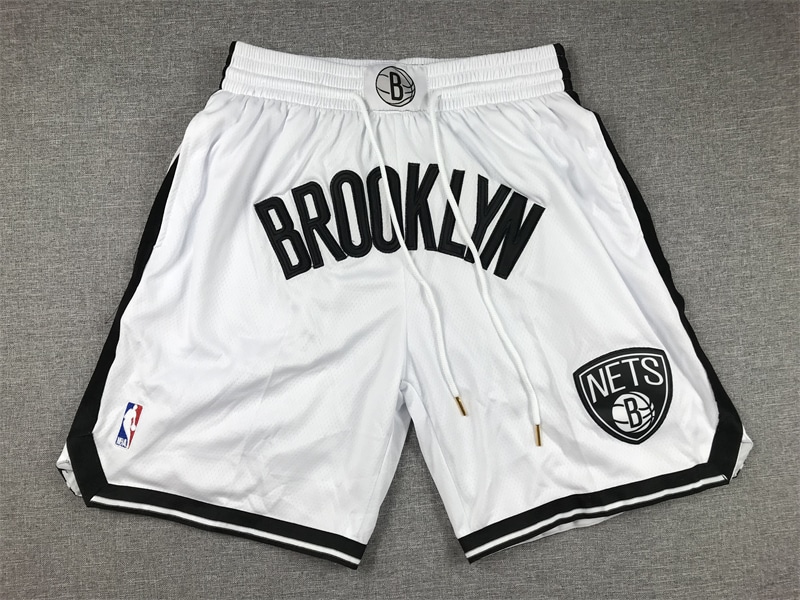 Brooklyn Nets Icon Swingman Shorts - White