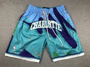 Charlotte Hornets Shorts Hardwood Classics Hyper Hoops