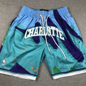 Charlotte Hornets Shorts Hardwood Classics Hyper Hoops