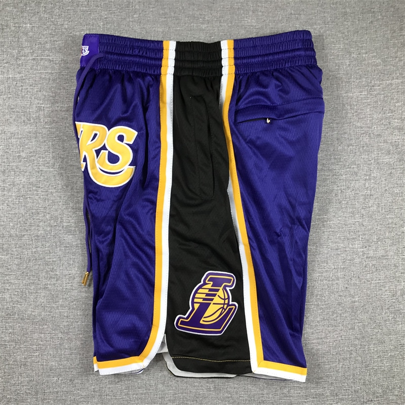 Los Angeles Lakers Statement Shorts - Purple - side1