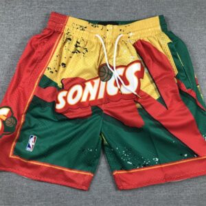 Seattle Supersonic Shorts Hardwood Classics Hyper Hoops