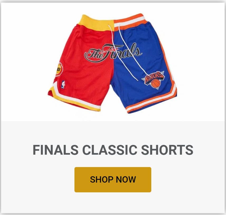 nba final shorts