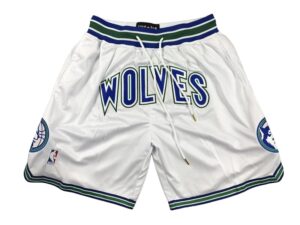 Minnesota Timberwolves White Hardwood Classics Short