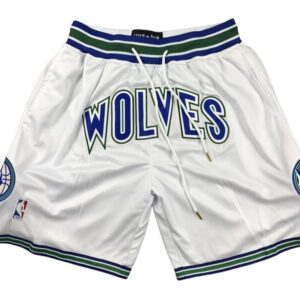 Minnesota Timberwolves White Hardwood Classics Short