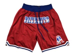 New England Patriots Red Gold Rush Shorts