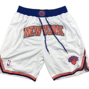 Men's New York Knicks Nike White Association Edition Swingman Shorts