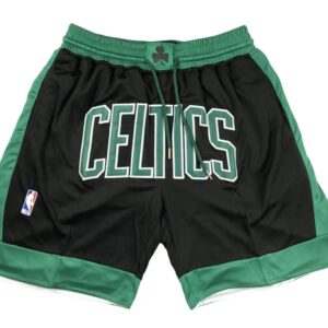 Boston Celtics Black Statement Shorts