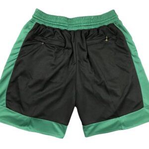 Boston Celtics Black Statement Shorts back