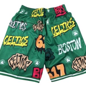 Boston Celtics Slap Sticker Swingman Shorts back