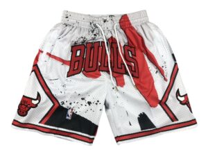 Chicago Bulls 1997-98 Hyper Hoops White Shorts