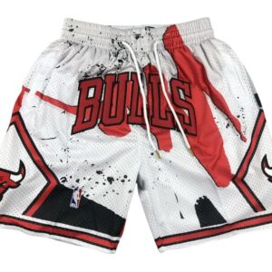 Chicago Bulls 1997-98 Hyper Hoops White Shorts