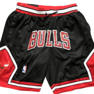 Chicago Bulls Black Red Shorts