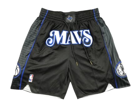 Dallas Mavericks 2023-24 Black City Edition Shorts
