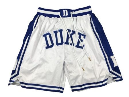 Duke Blue Devils Limited Performance Basketball Shorts - White