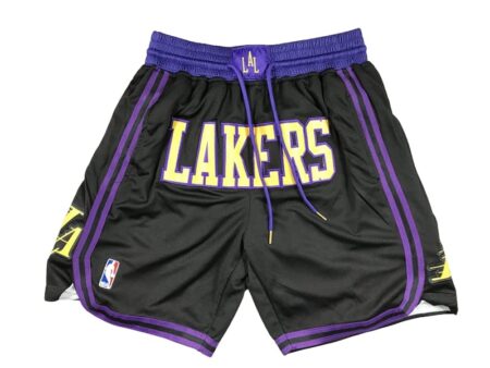 Los Angeles Lakers City Edition 2023-24 Black Shorts