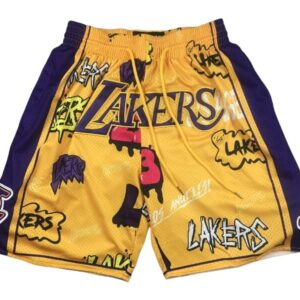 Los Angeles Lakers Slap Sticker Swingman Shorts