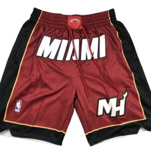 Miami Heat Red Statement Shorts
