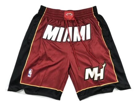 Miami Heat Red Statement Shorts