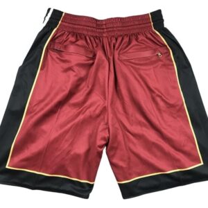 Miami Heat Red Statement Shorts back