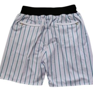 Miami Marlins White Shorts back