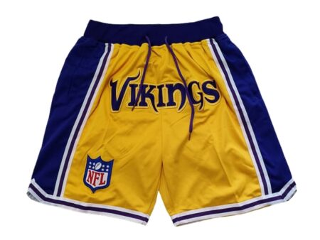 Minnesota Vikings Gold Shorts