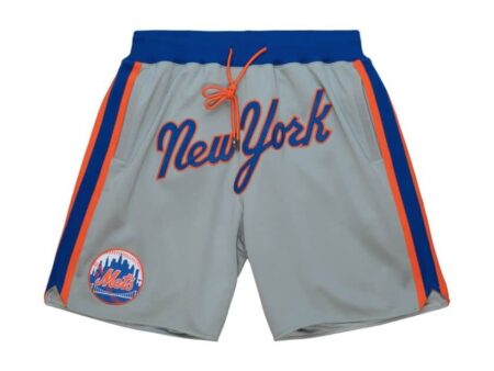 New York Mets Cooperstown Shorts Gray