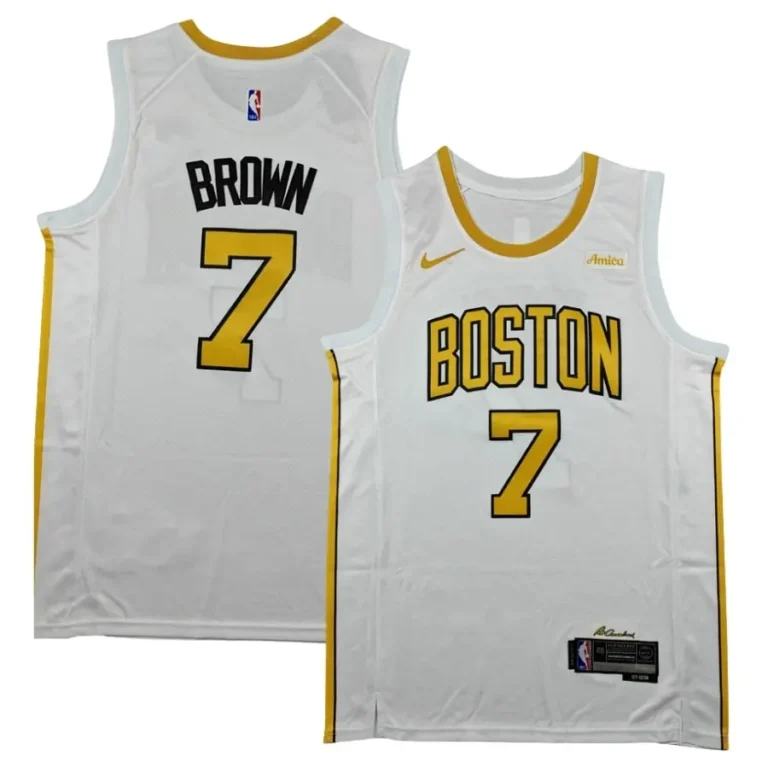 Boston Celtics 2025_26 City Edition Swingman Jersey - White - Jaylen Brown