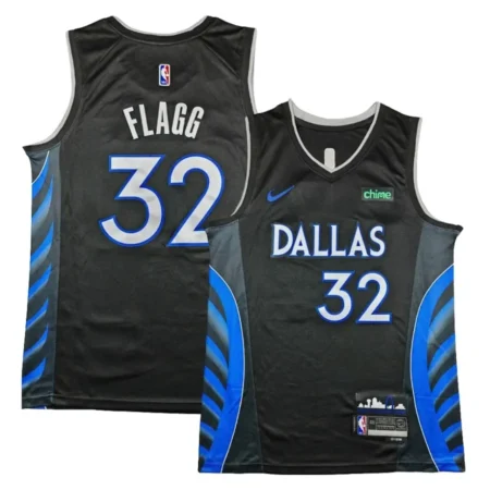 Dallas Mavericks 2025_26 City Edition Jersey - Black - Cooper Flagg
