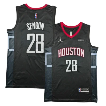 Houston Rockets Statement Edition Swingman Jersey - Black - Alperen Sengun