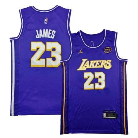 Los Angeles Lakers Statement Edition Swingman Jersey - Purple - Lebron James