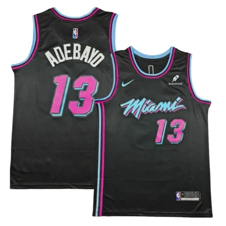 Miami Heat 2025_26 City Edition Jersey - Black - Bam Adebayo