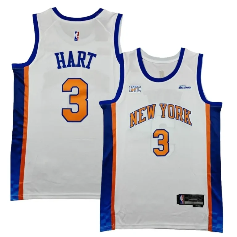 New York Knicks 2025_26 City Edition Swingman Jersey - White - Josh HartNew York Knicks 2025_26 City Edition Swingman Jersey - White - Josh Hart