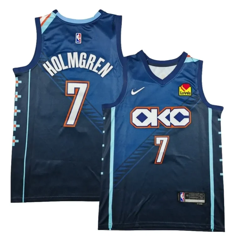 Oklahoma City Thunder 2025_26 City Edition Swingman Jersey - Gray - Chet Holmgren