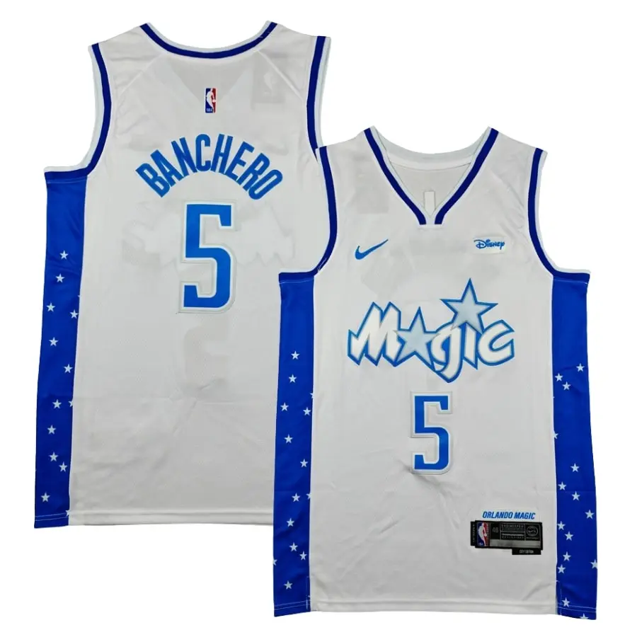 Orlando Magic 2025_26 City Edition Jersey - White - Paolo Banchero