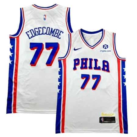 Philadelphia 76ers Association Edition Swingman Jersey - White - VJ Edgecombe