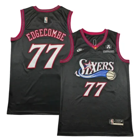 Philadelphia 76ers Classic Edition Jersey - Black - VJ Edgecombe
