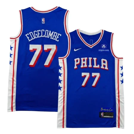 Philadelphia 76ers Icon Edition Swingman Jersey - Royal - VJ Edgecombe